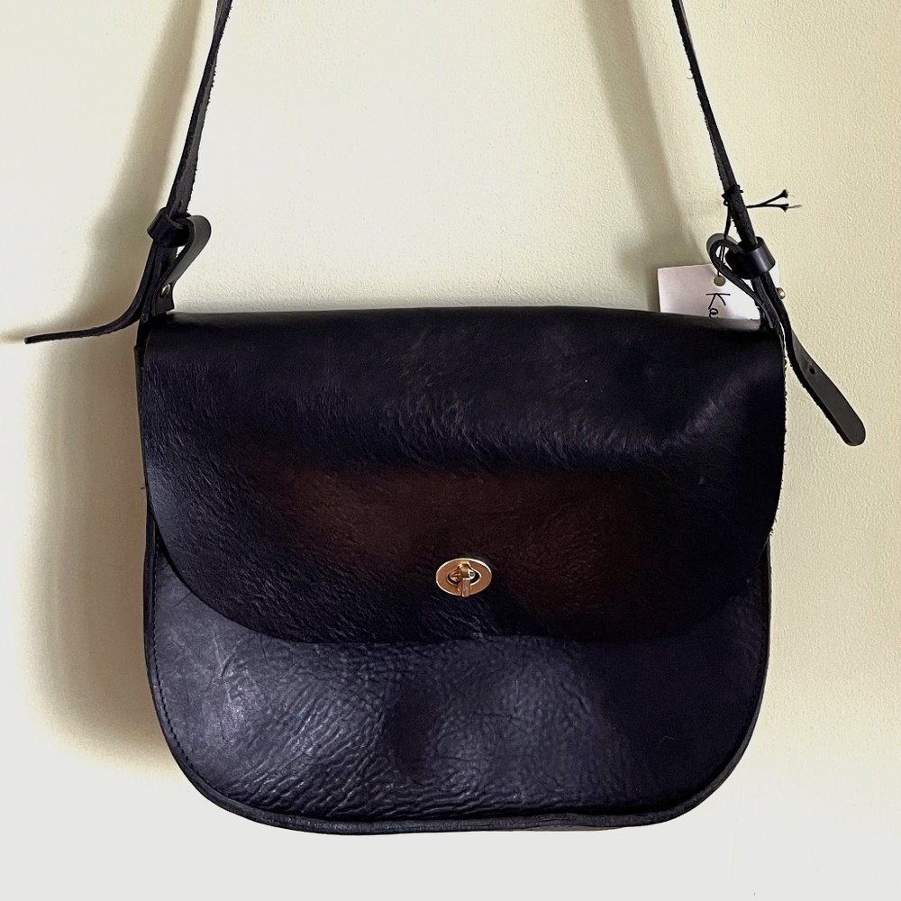 Kate Sheridan Black Large LUNE Bag